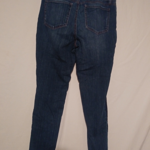 FG 12R 34x29 Dark Distressed Stretch Skinny Jeans - Picture 3 of 4